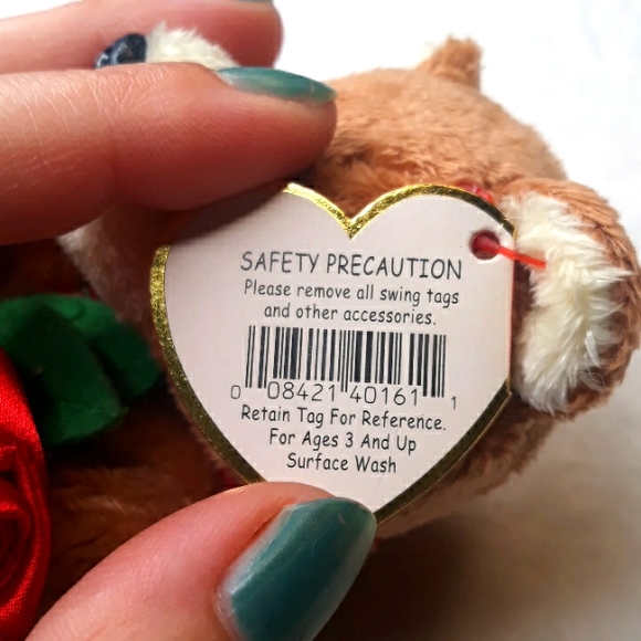 Always, by Ty The Original Beanie Babies Collection "Always" Bear - 2004 - Picture 6 of 13